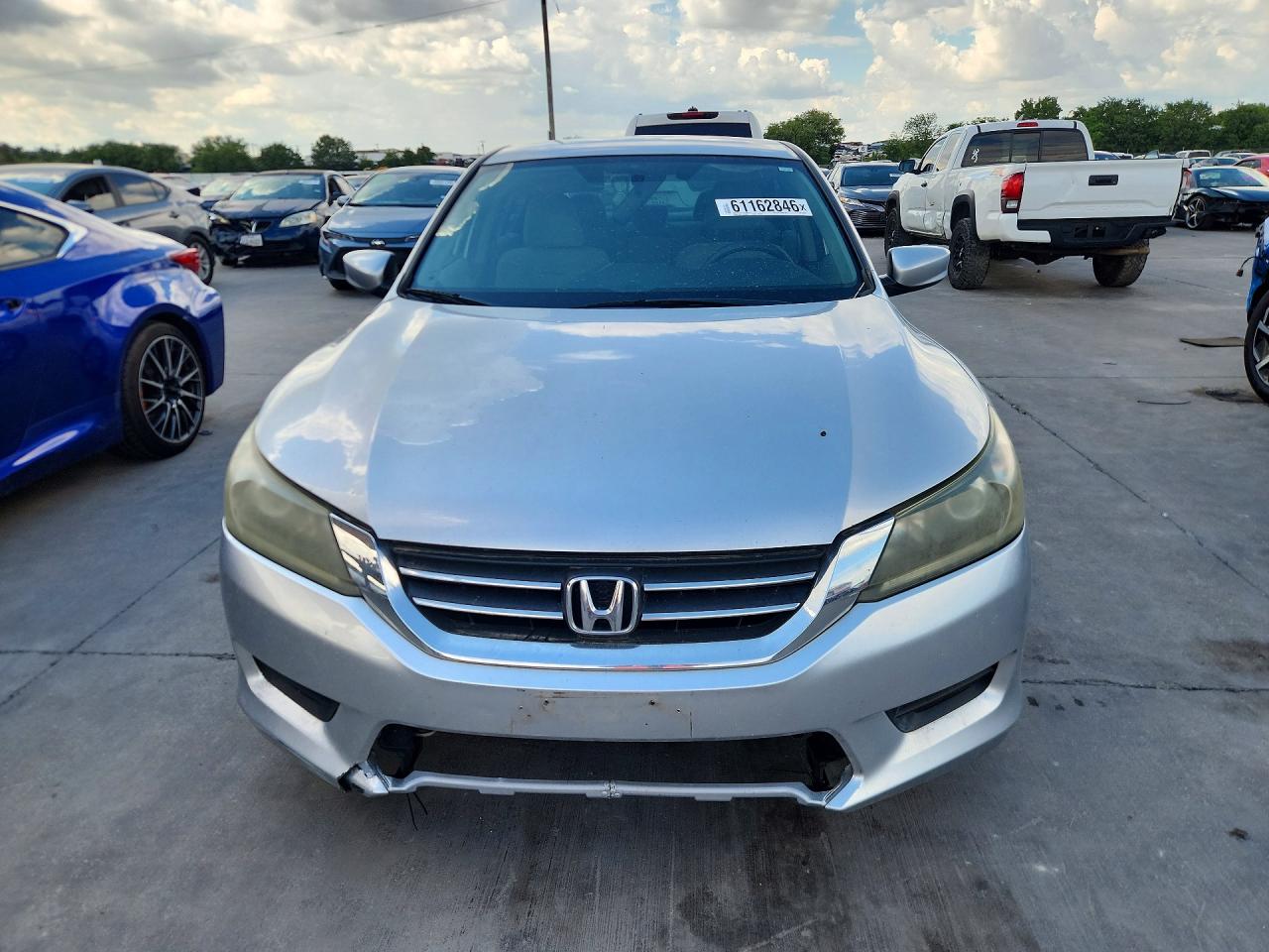 2013 Honda Accord Lx Silver vin: 1HGCR2F36DA200883