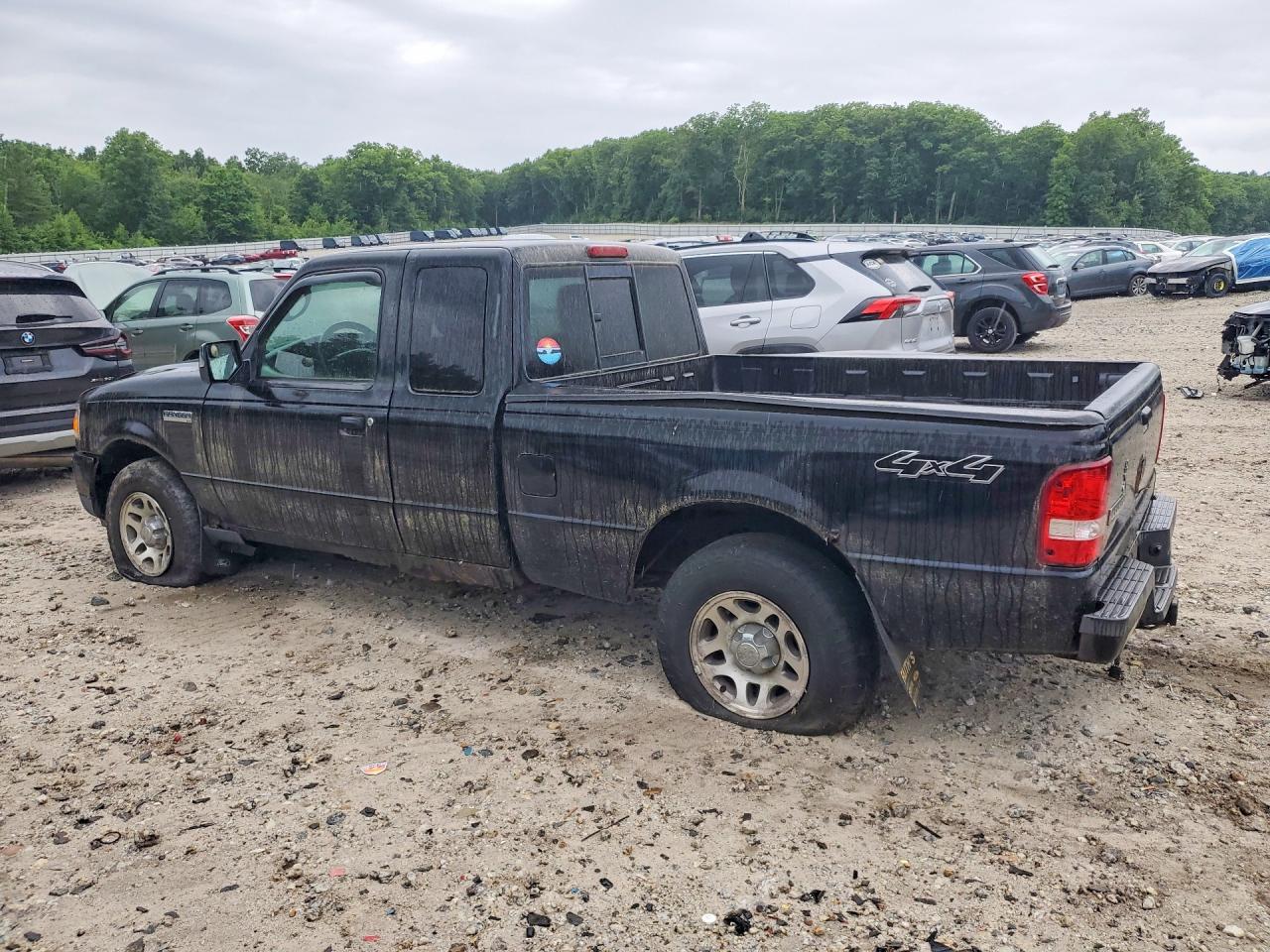 2010 Ford Ranger Super Cab Black vin: 1FTLR4FE0APA35823