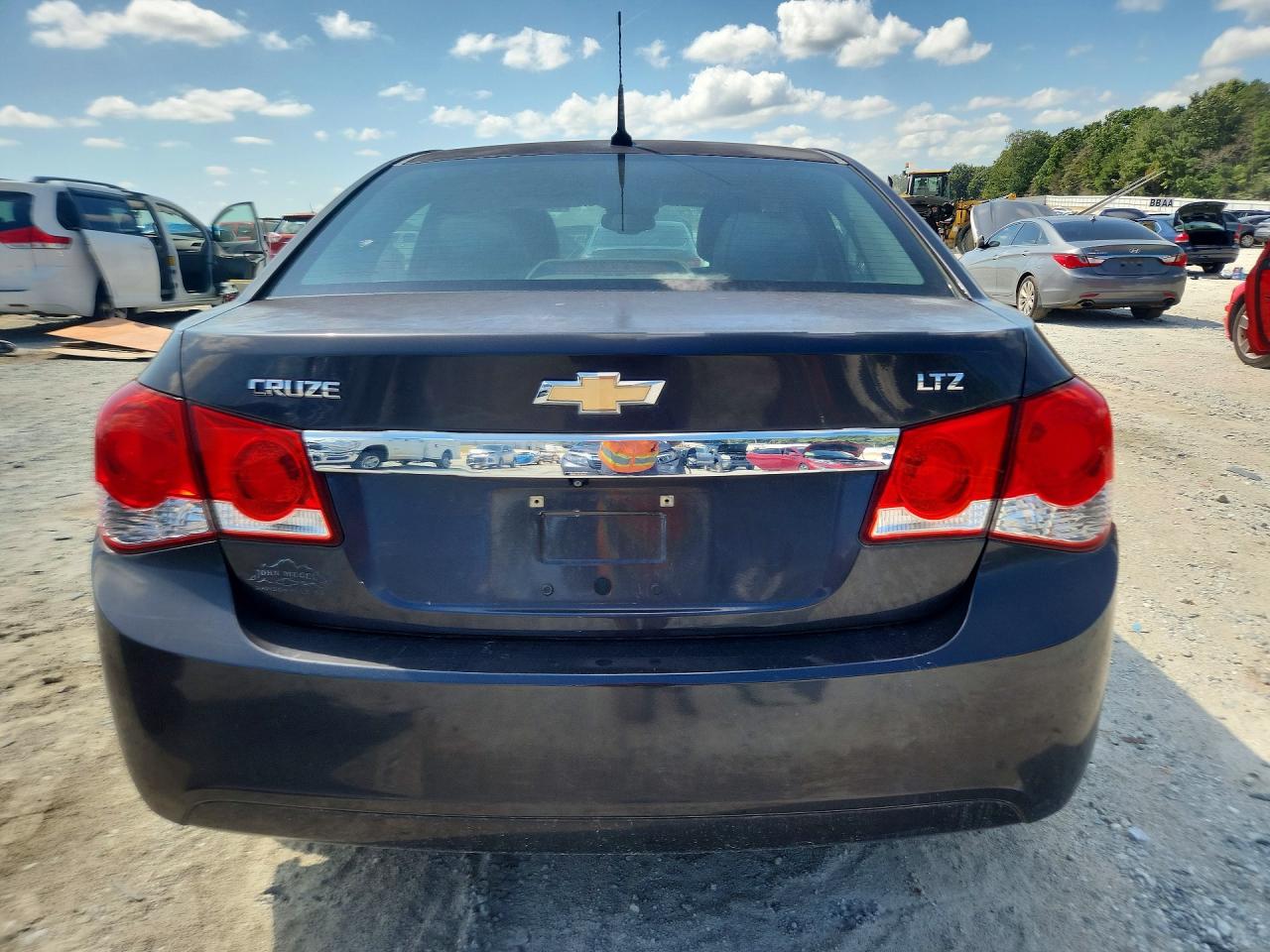 2014 Chevrolet Cruze Ltz Gray vin: 1G1PG5SB2E7305240