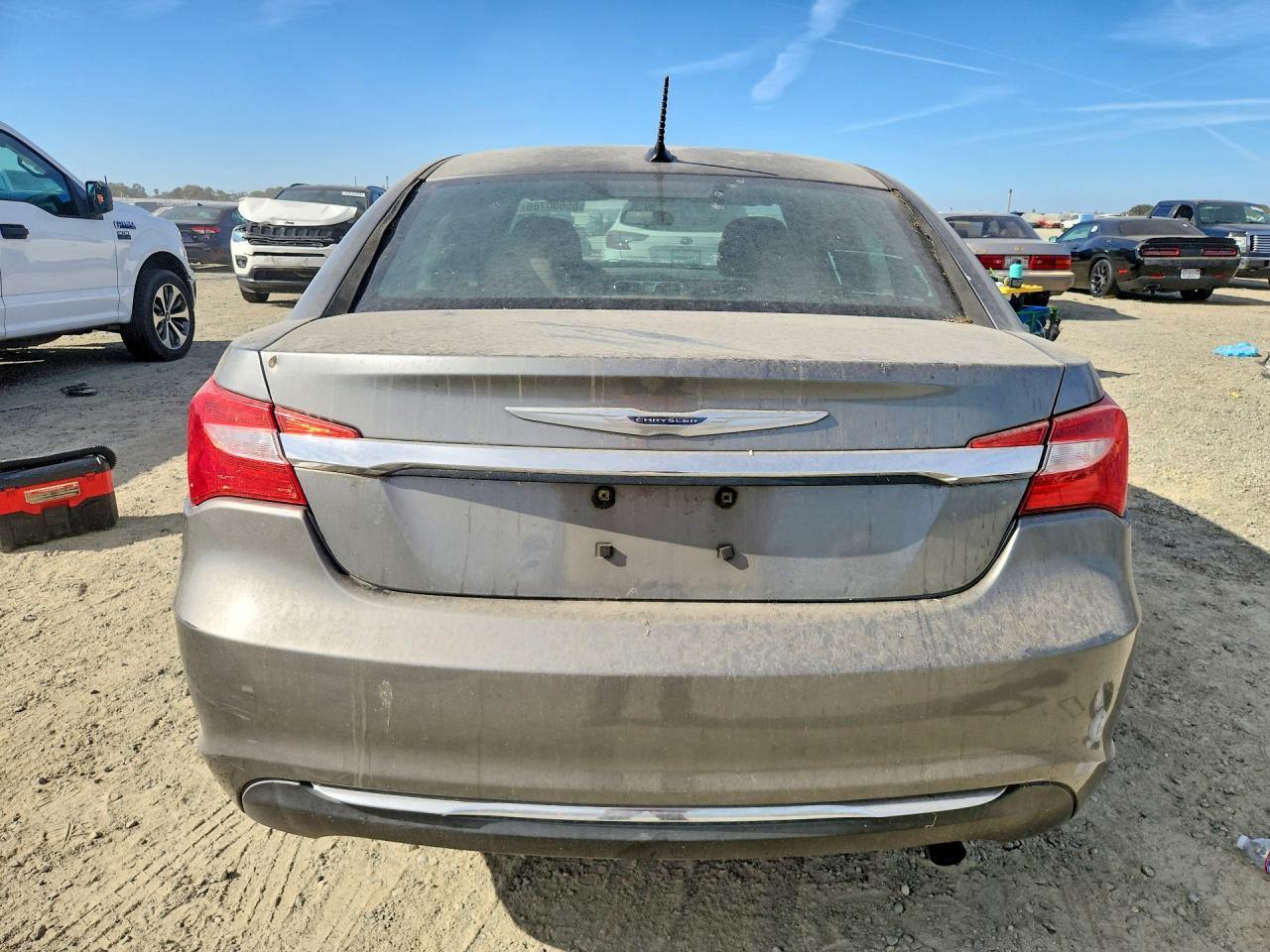 2012 Chrysler 200 Lx Gray vin: 1C3CCBAB1CN145110