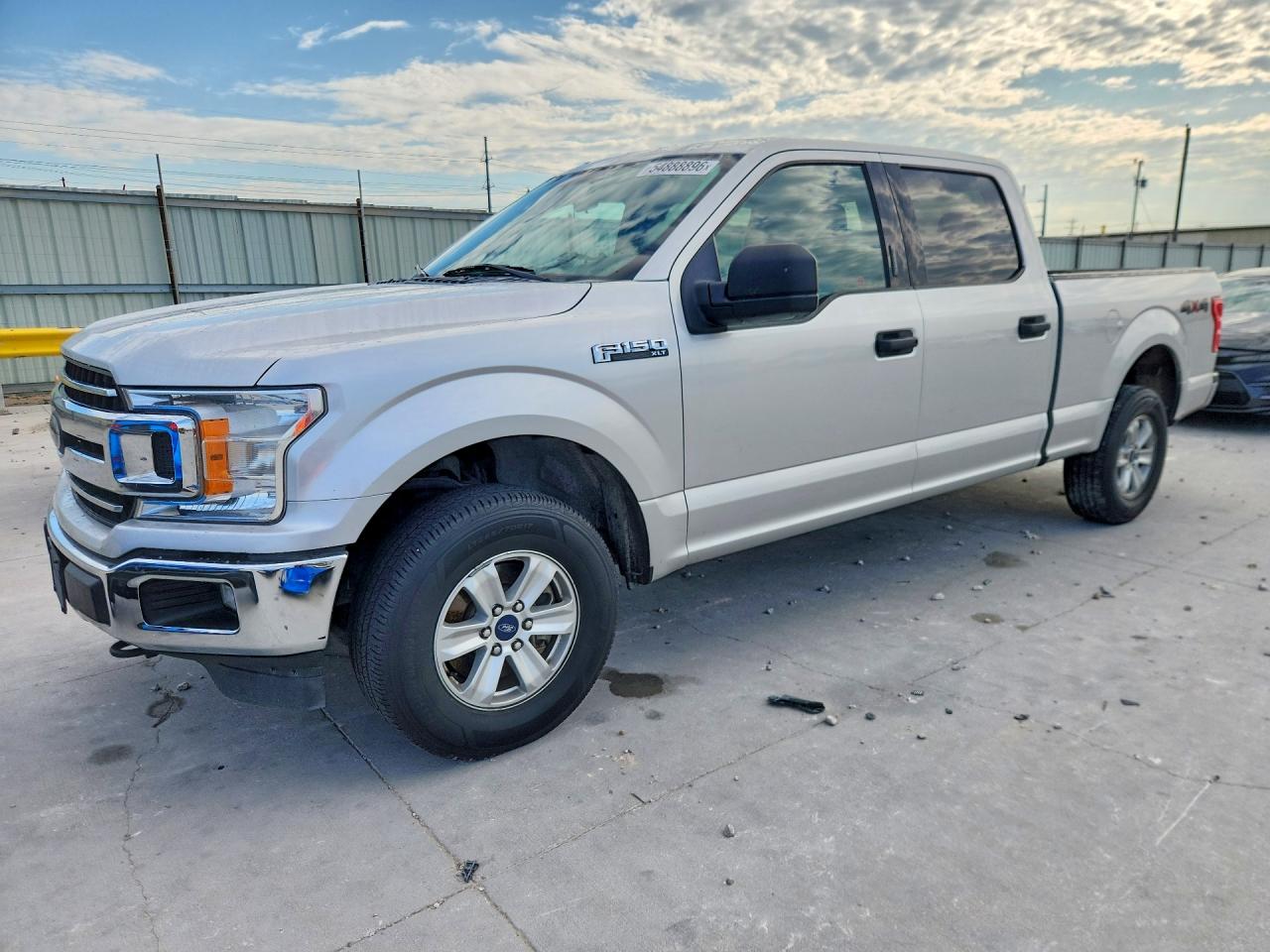 2018 Ford F150 Supercrew Silver vin: 1FTFW1E50JFA02252