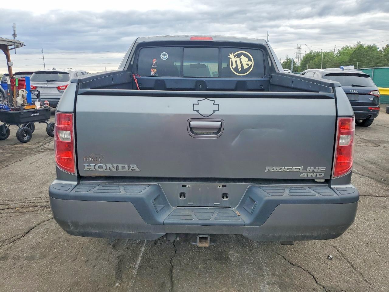 2009 Honda Ridgeline Rts Gray vin: 5FPYK16409B107729