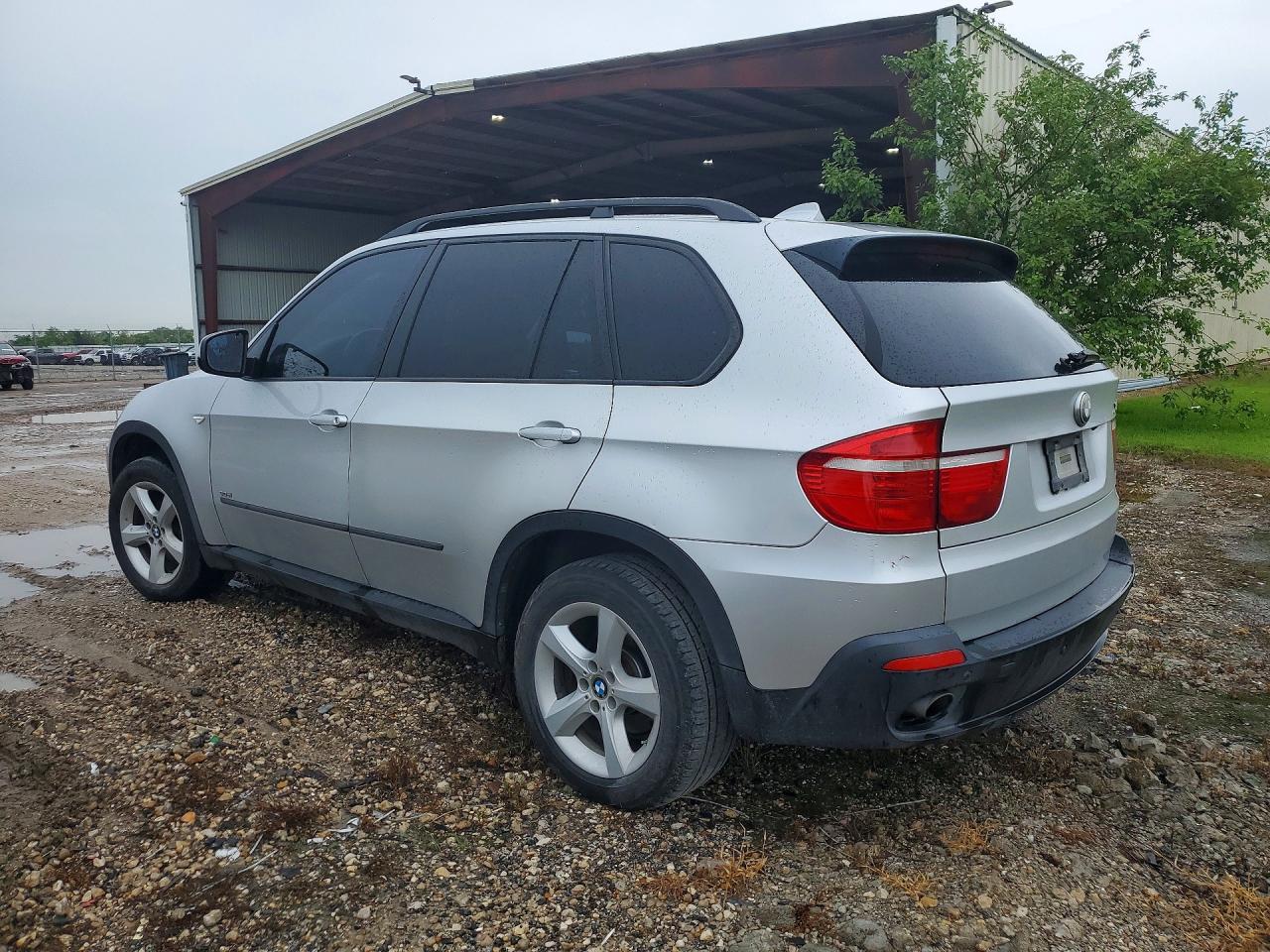 2008 Bmw X5 3.0i Silver vin: 5UXFE43528L033942