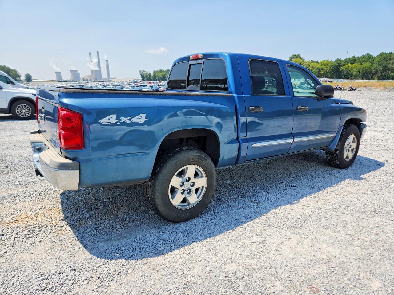 2005 Dodge Dakota Quad Laramie Blue vin: 1D3HW58N15S195723