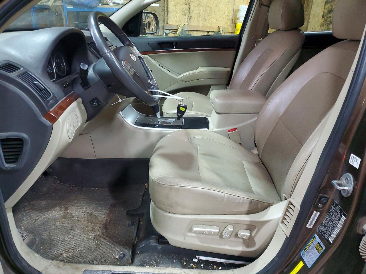 2011 Hyundai Veracruz Limited Brown vin: KM8NUDCC9BU148727