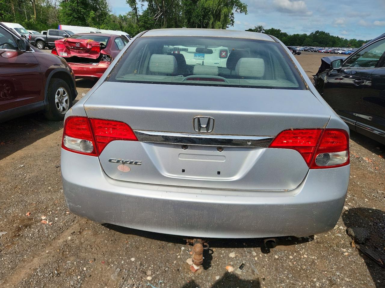 2009 Honda Civic Lx Silver vin: 2HGFA16519H314184
