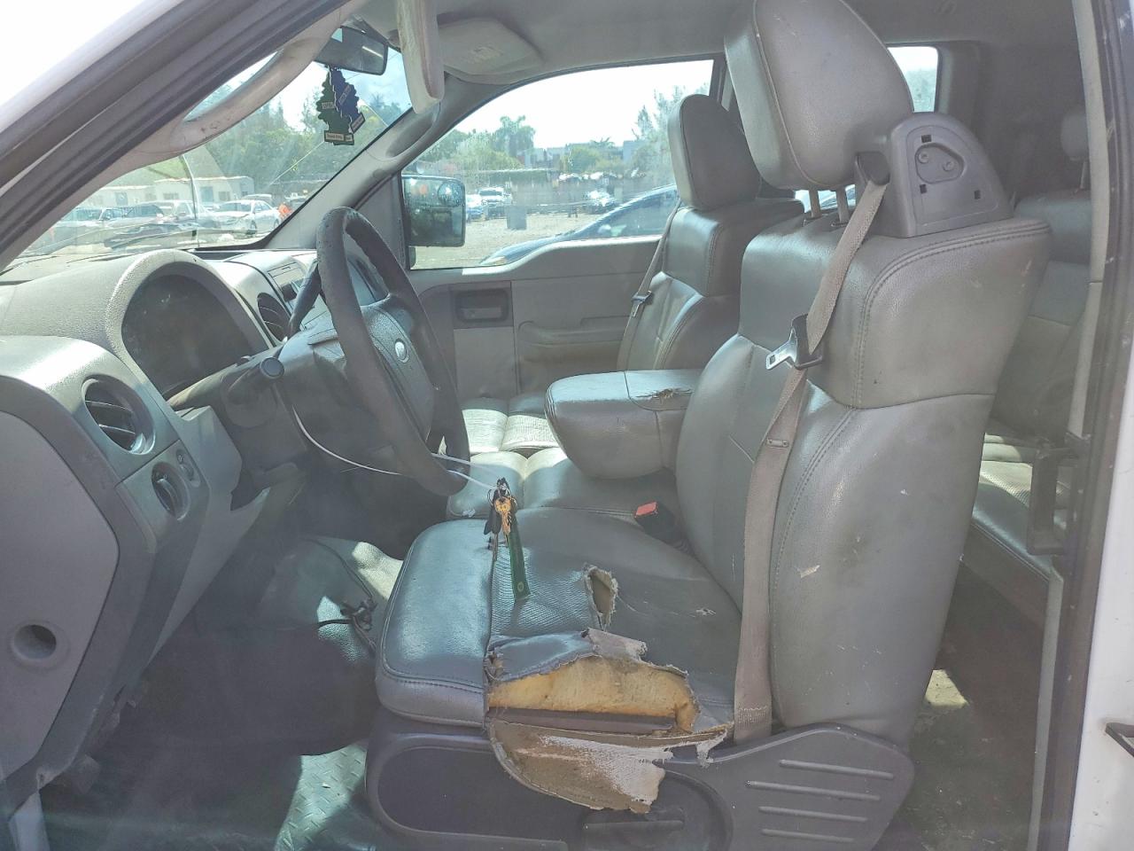 2006 Ford F150 White vin: 1FTRX12W16NB35879