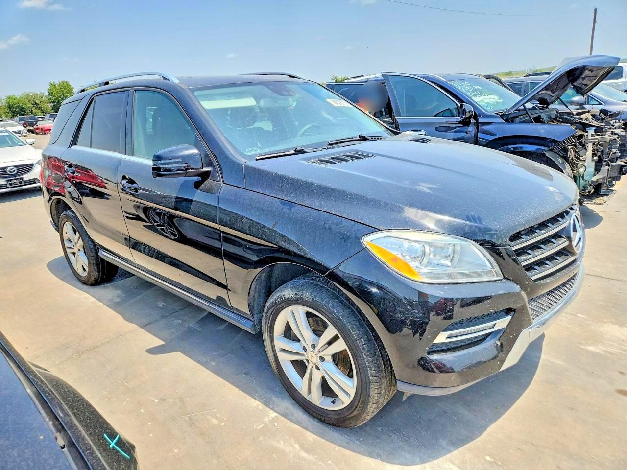 2015 Mercedes-benz Ml 350 Black vin: 4JGDA5JB7FA584925