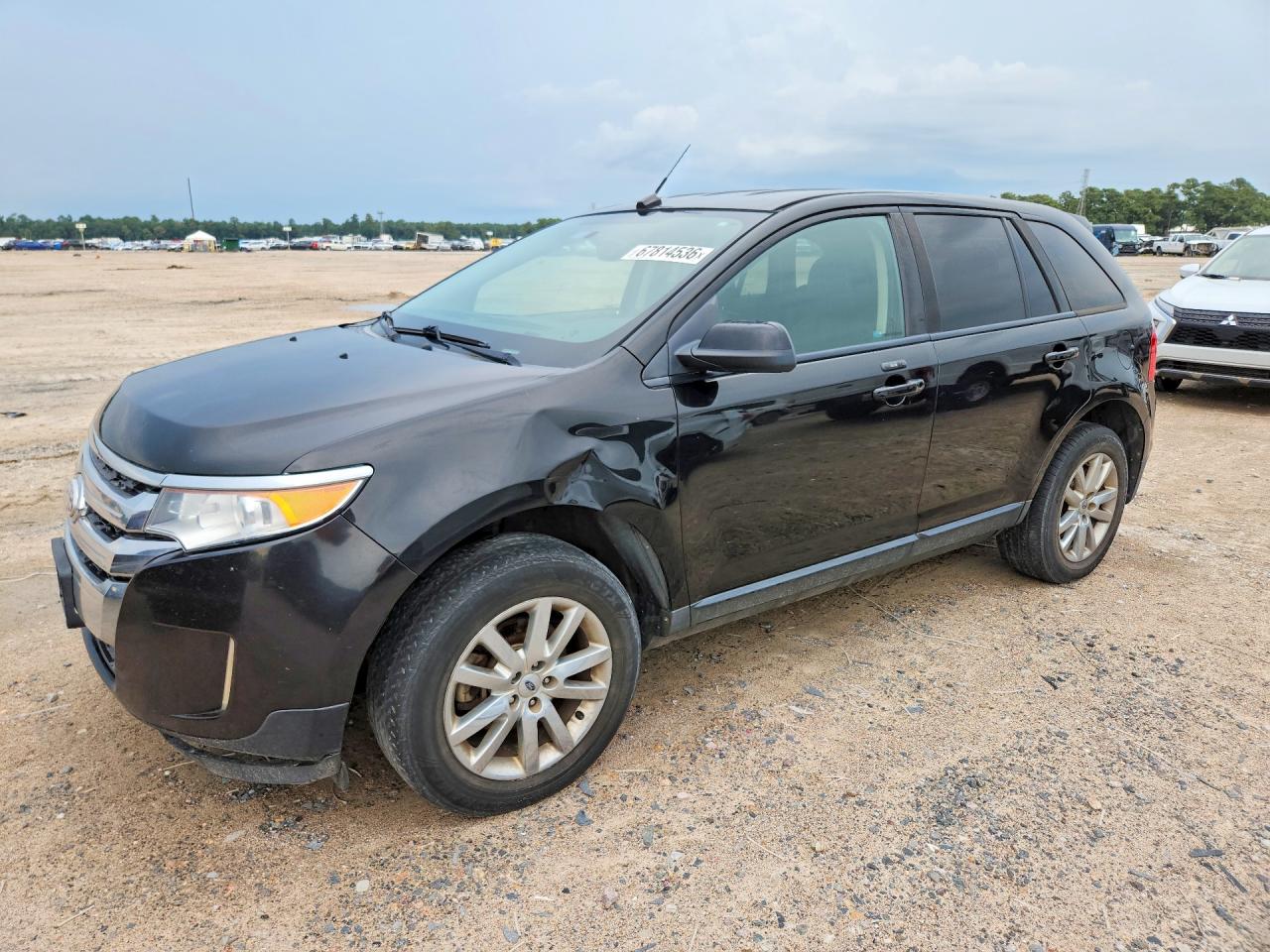 2014 Ford Edge Sel Черный vin: 2FMDK3JC5EBB74900