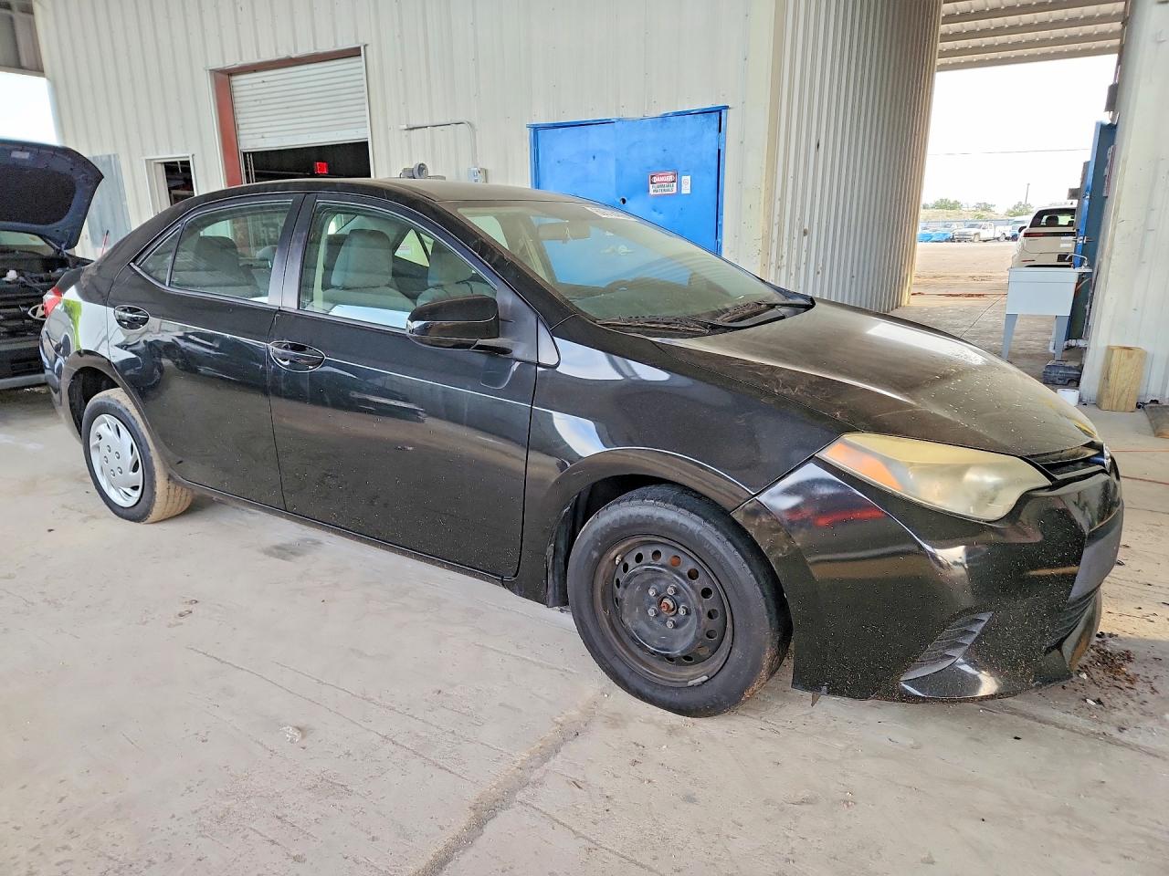 2014 Toyota Corolla L Black vin: 2T1BURHEXEC198374