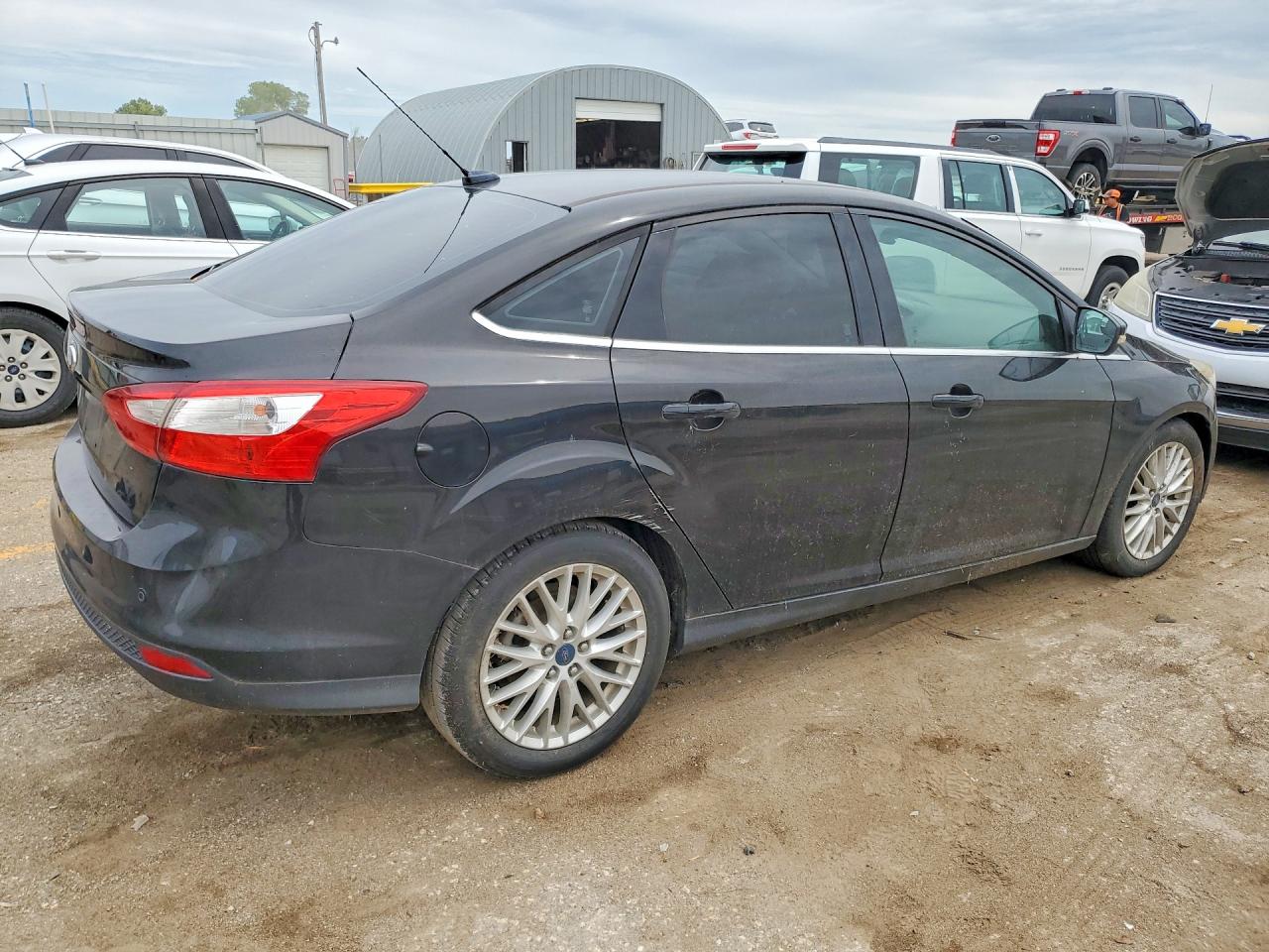 2012 Ford Focus Sel Black vin: 1FAHP3H27CL477958