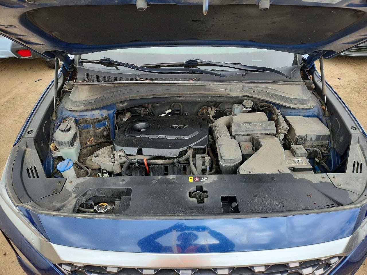 2020 Hyundai Santa Fe Sel Blue vin: 5NMS33AD1LH145555