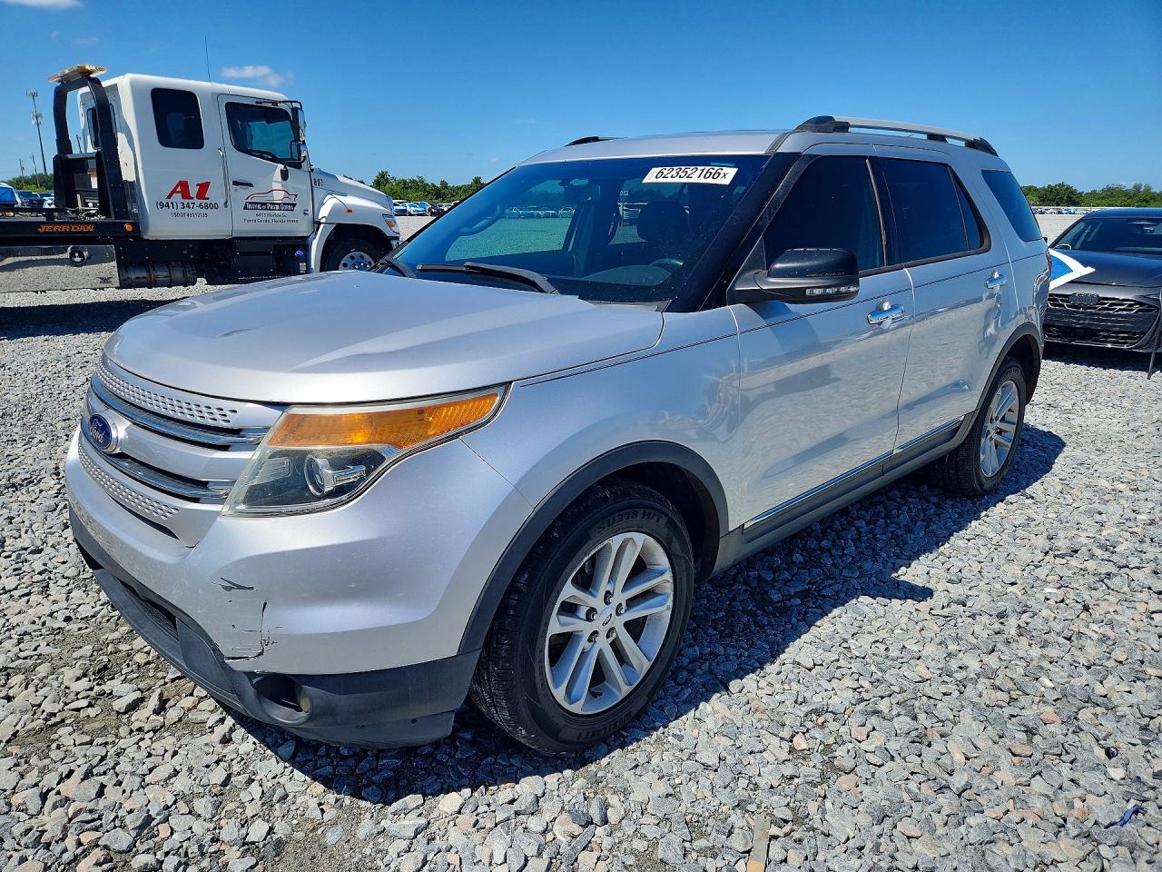 2013 Ford Explorer Xlt Silver vin: 1FM5K7D85DGB18384