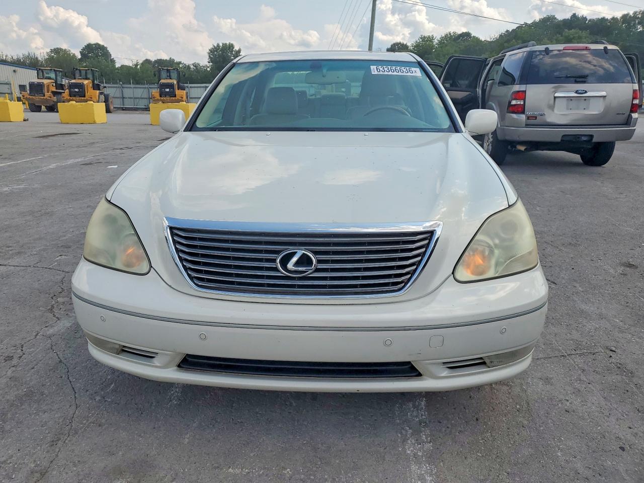 2006 Lexus Ls 430 White vin: JTHBN36F065050754