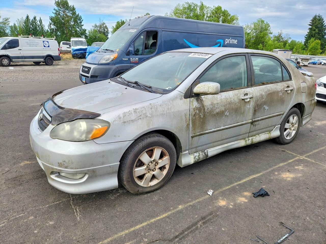 2006 Toyota Corolla S Silver vin: 1NXBR30E66Z727782