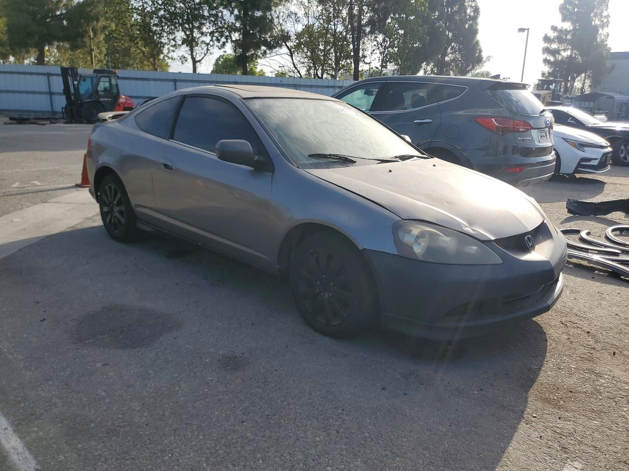 2005 Acura Rsx Gray vin: JH4DC54885S008251