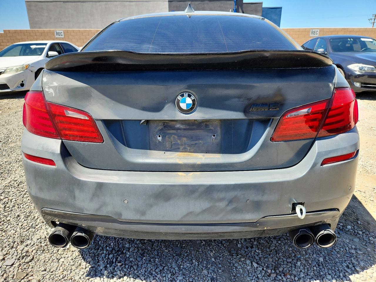 2011 Bmw 550 I Серый vin: WBAFR9C5XBC758325