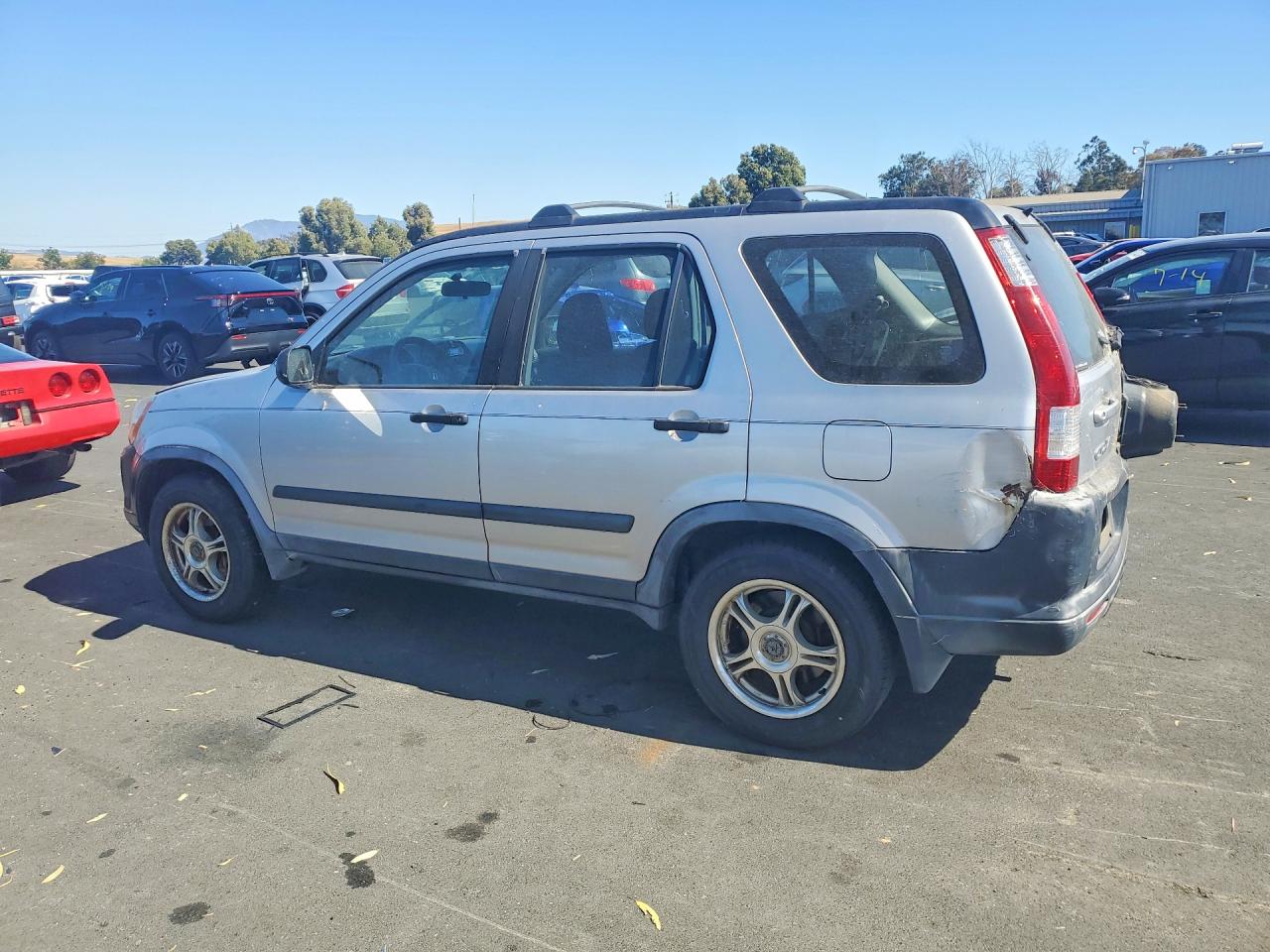 2006 Honda Cr-v Lx Silver vin: JHLRD78506C016293
