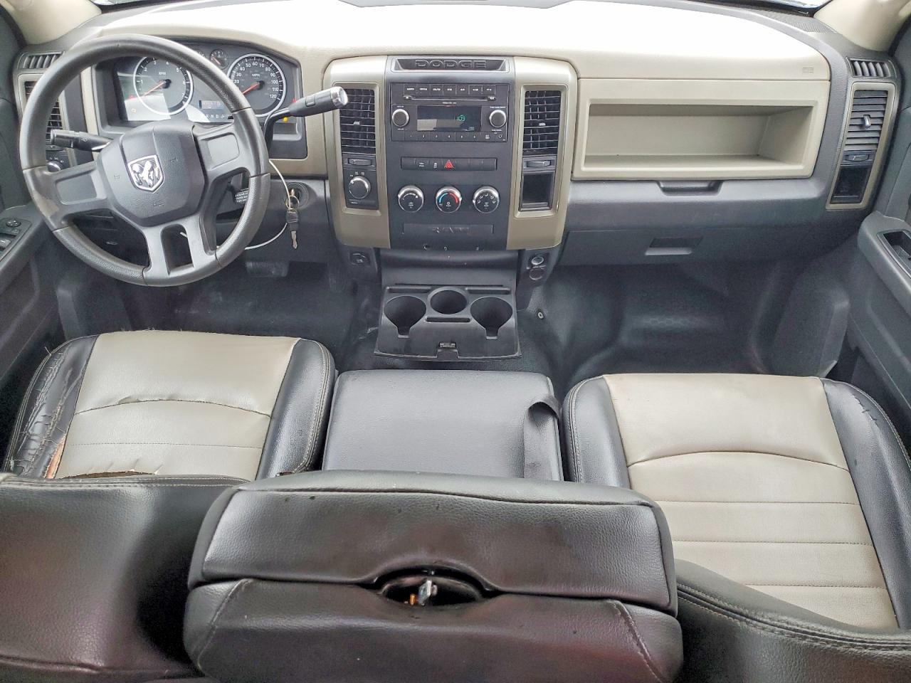 2011 Dodge Ram 1500 White vin: 1D7RV1GP6BS686236