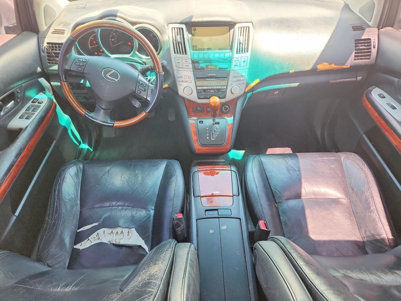 2008 Lexus Rx 400h Silver vin: JTJHW31U582043346