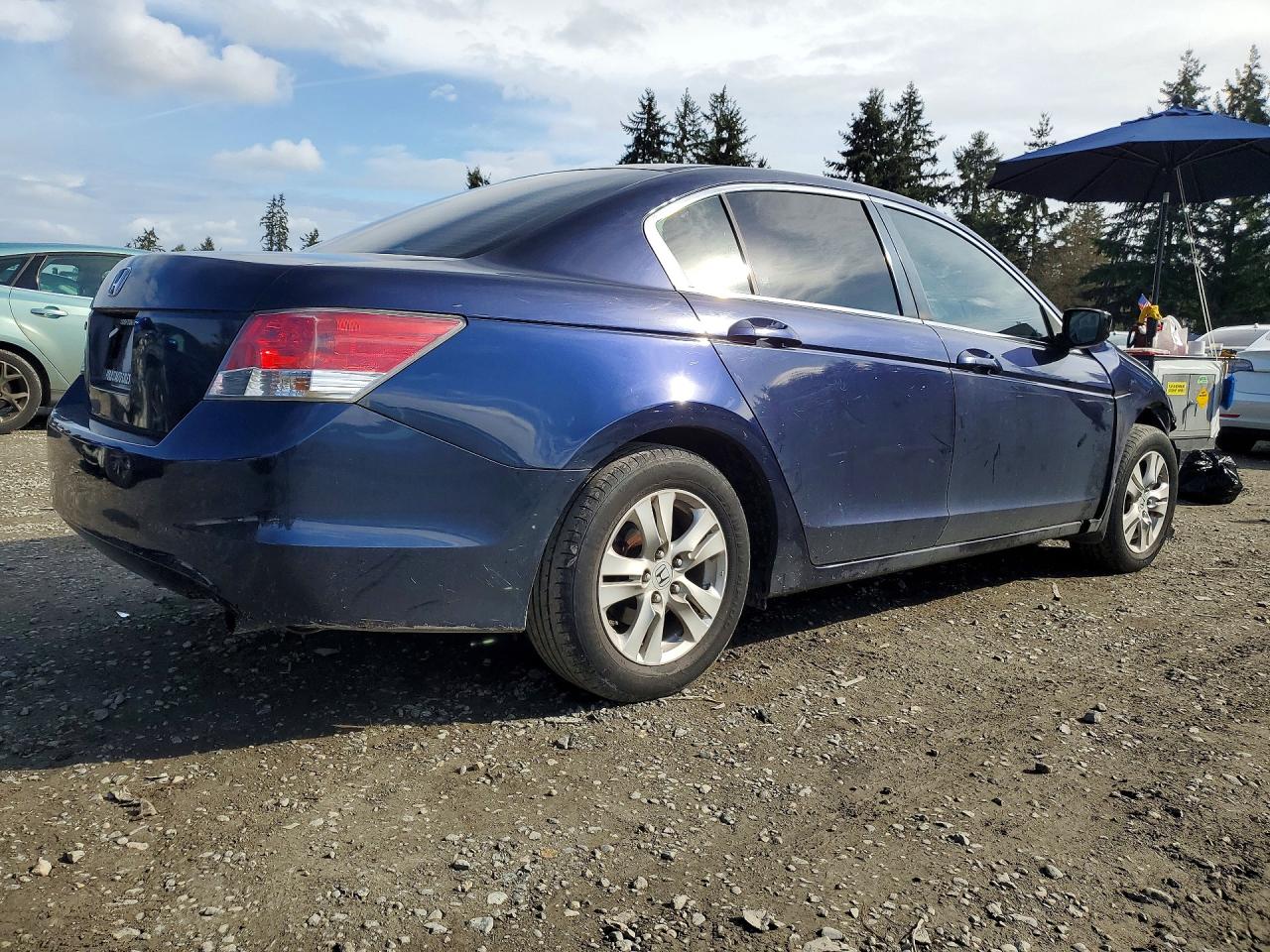 2008 Honda Accord Lxp Blue vin: JHMCP26468C067242
