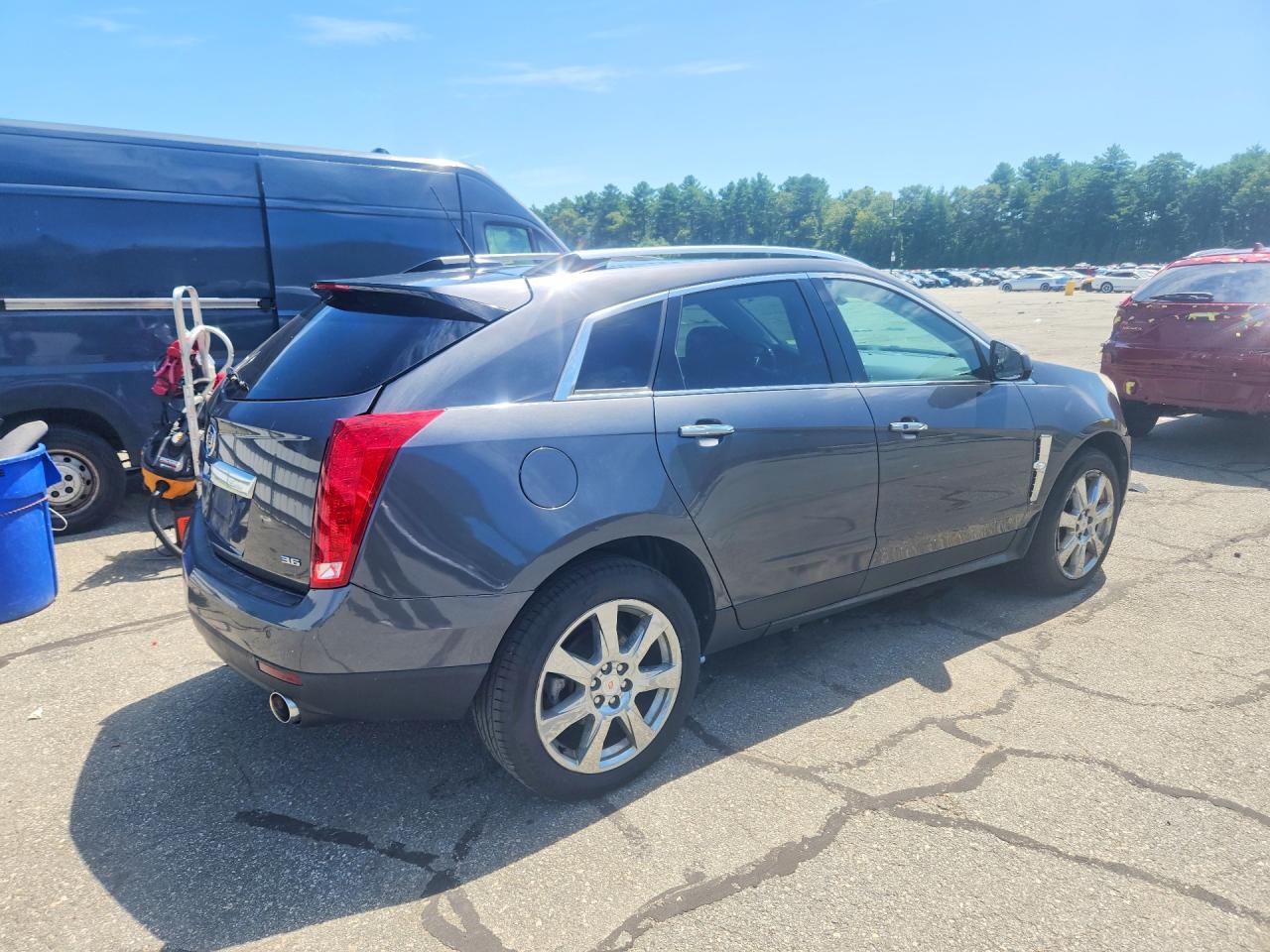 2012 Cadillac Srx Premium Collection Gray vin: 3GYFNFE34CS566414