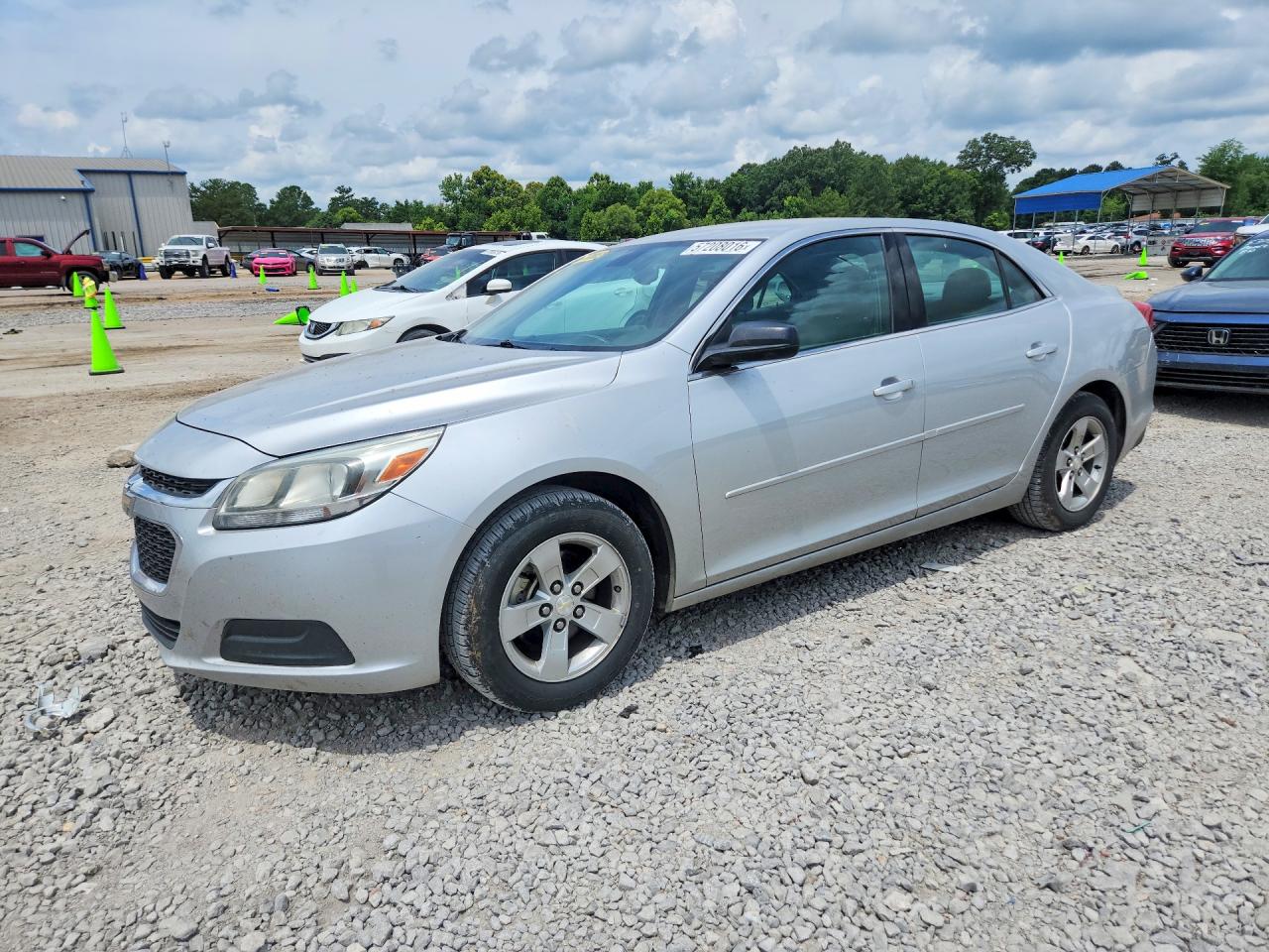 2015 Chevrolet Malibu Ls Silver vin: 1G11B5SLXFF308312