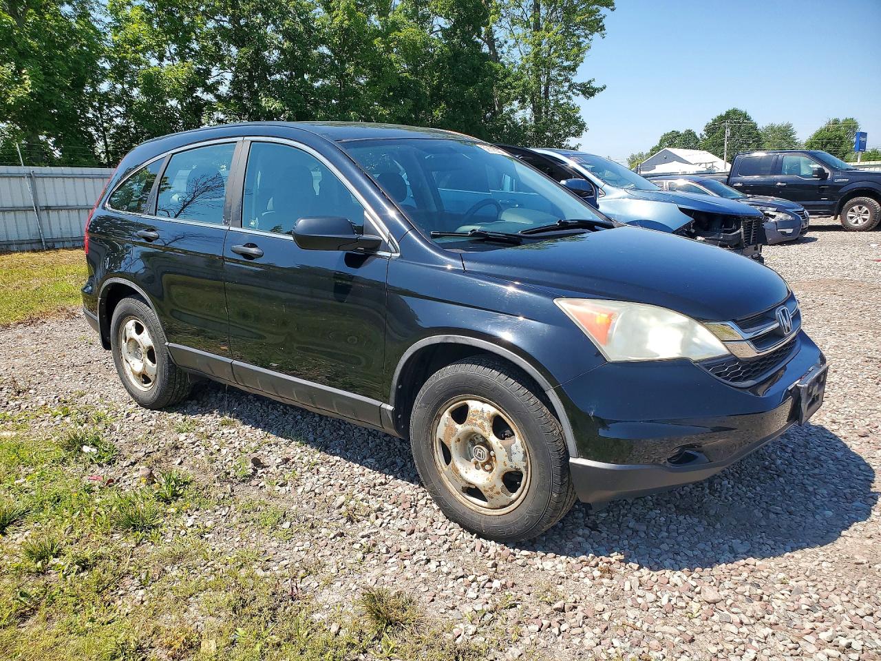 2010 Honda Cr-v Lx Black vin: 5J6RE4H36AL095544