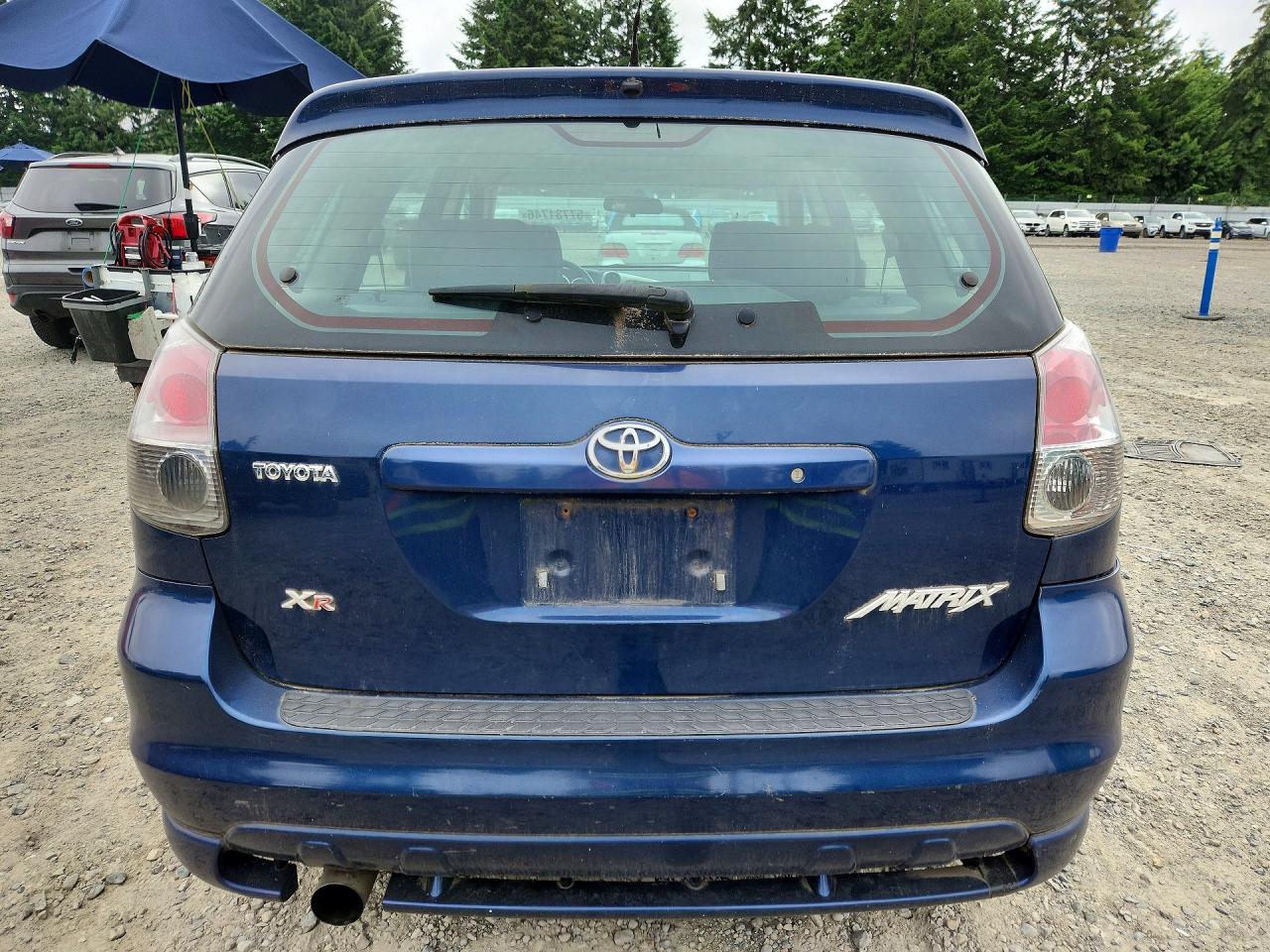 2006 Toyota Corolla Matrix Xr Blue vin: 2T1KR32E66C588610