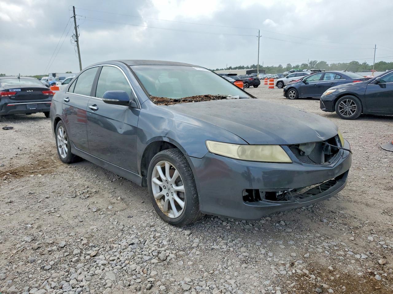 2008 Acura Tsx Blue vin: JH4CL96908C015072