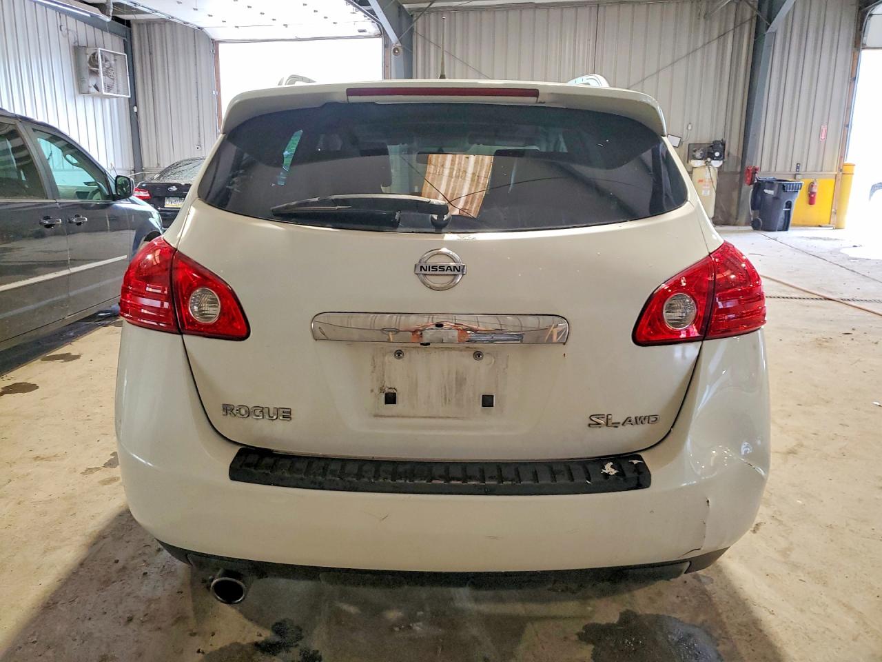 2013 Nissan Rogue S Белый vin: JN8AS5MV5DW654422