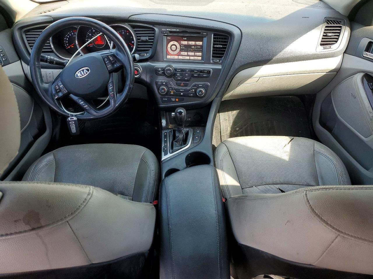 2012 Kia Optima Ex Gray vin: 5XXGN4A72CG075532
