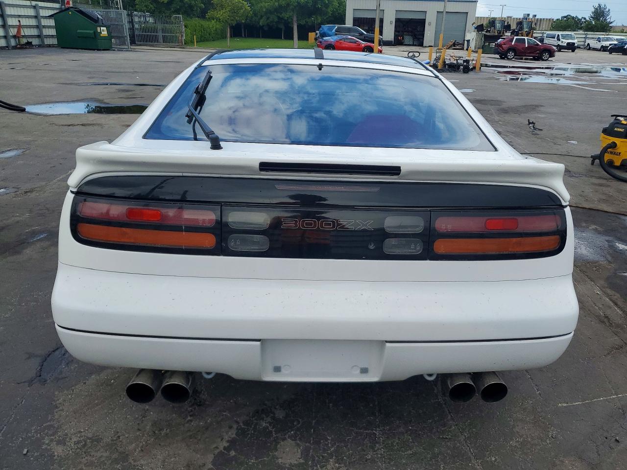 1991 Nissan 300zx Turbo White vin: JN1CZ24H6MX504468