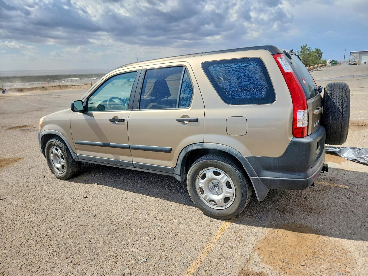 2005 Honda Cr-v Lx Tan vin: JHLRD68575C003890