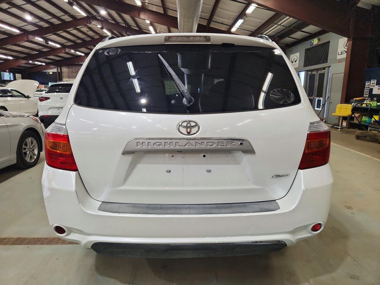 2010 Toyota Highlander Se White vin: 5TDJK3EHXAS034489