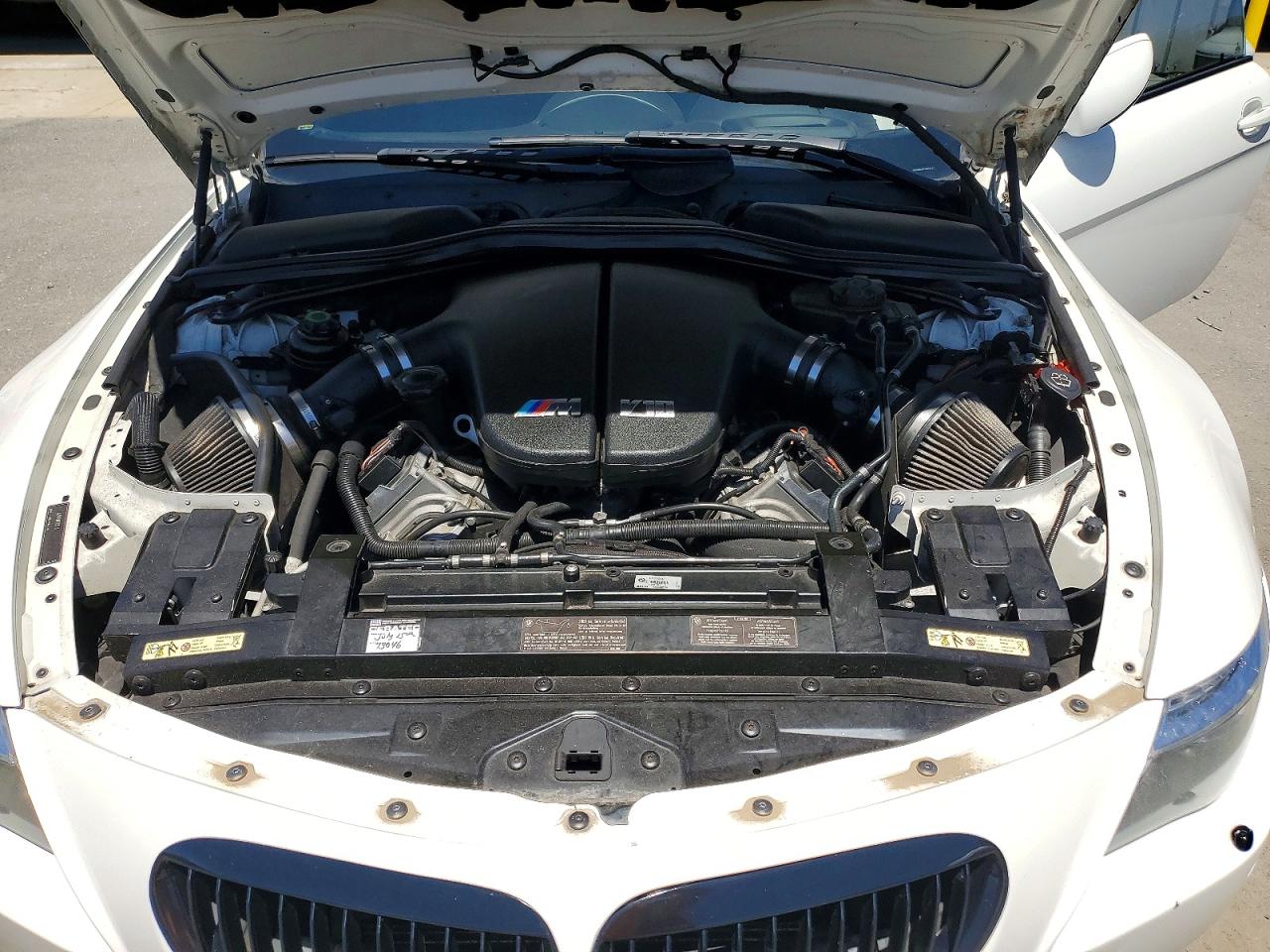 2008 Bmw M6 White vin: WBSEK93548CY79260