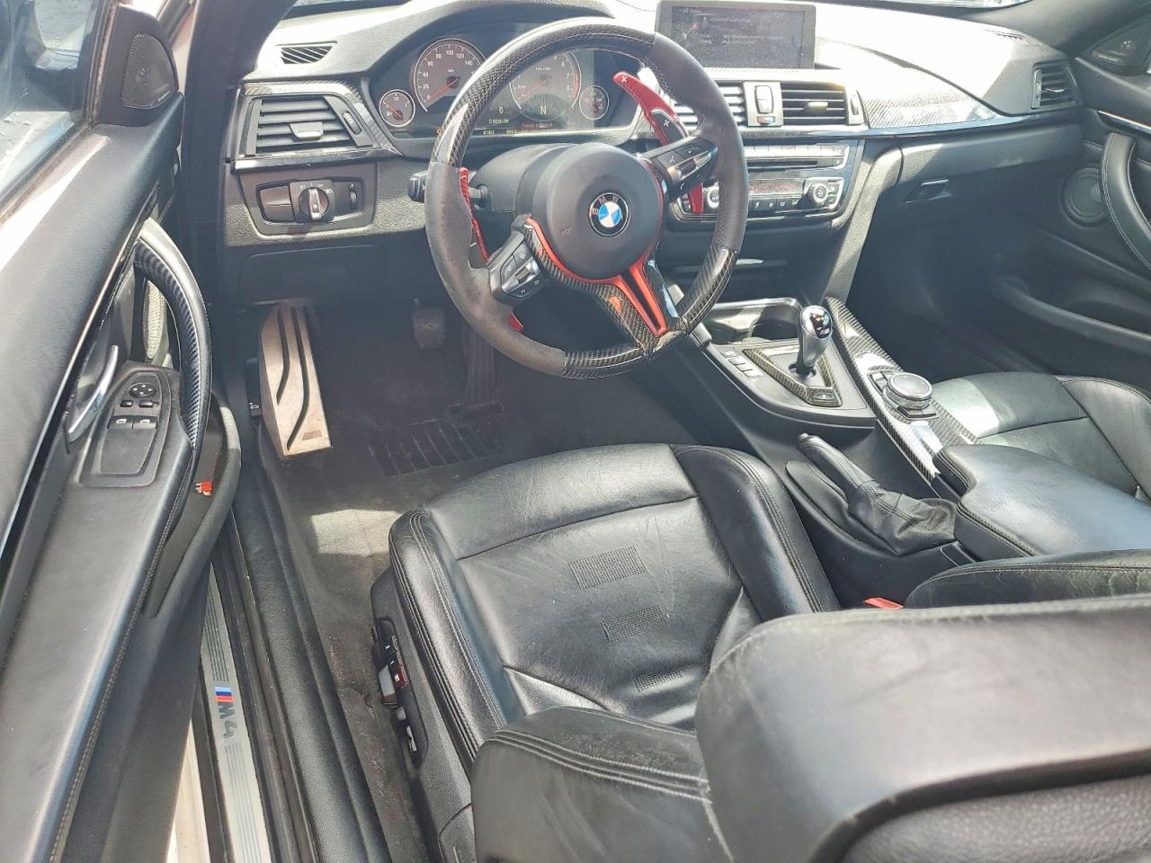 2015 Bmw M4 White vin: WBS3R9C59FK333107
