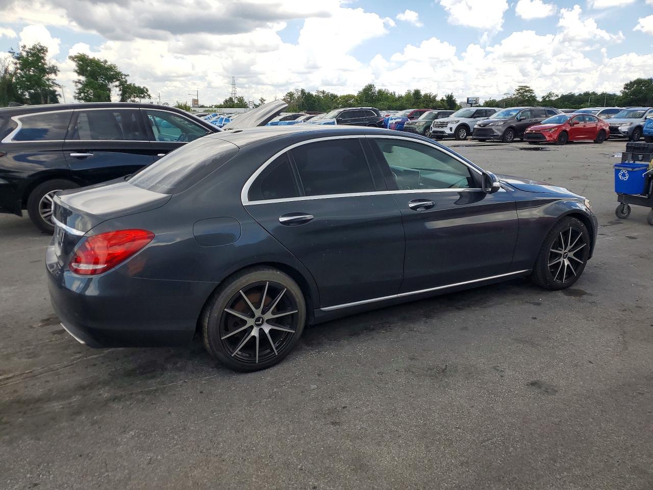 2015 Mercedes-benz C 300 Серый vin: 55SWF4JB5FU053477