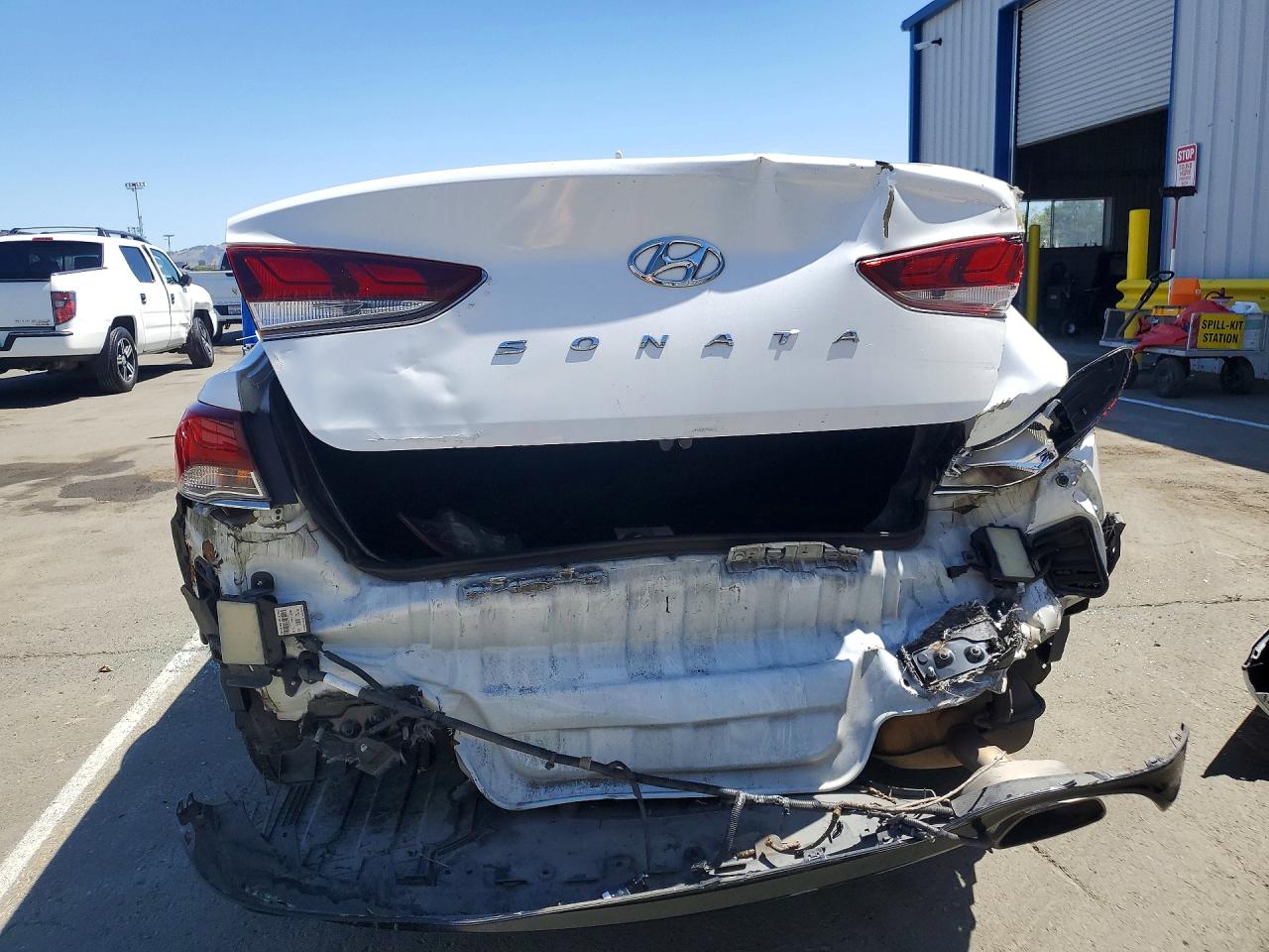 2018 Hyundai Sonata Se White vin: 5NPE24AF6JH680534