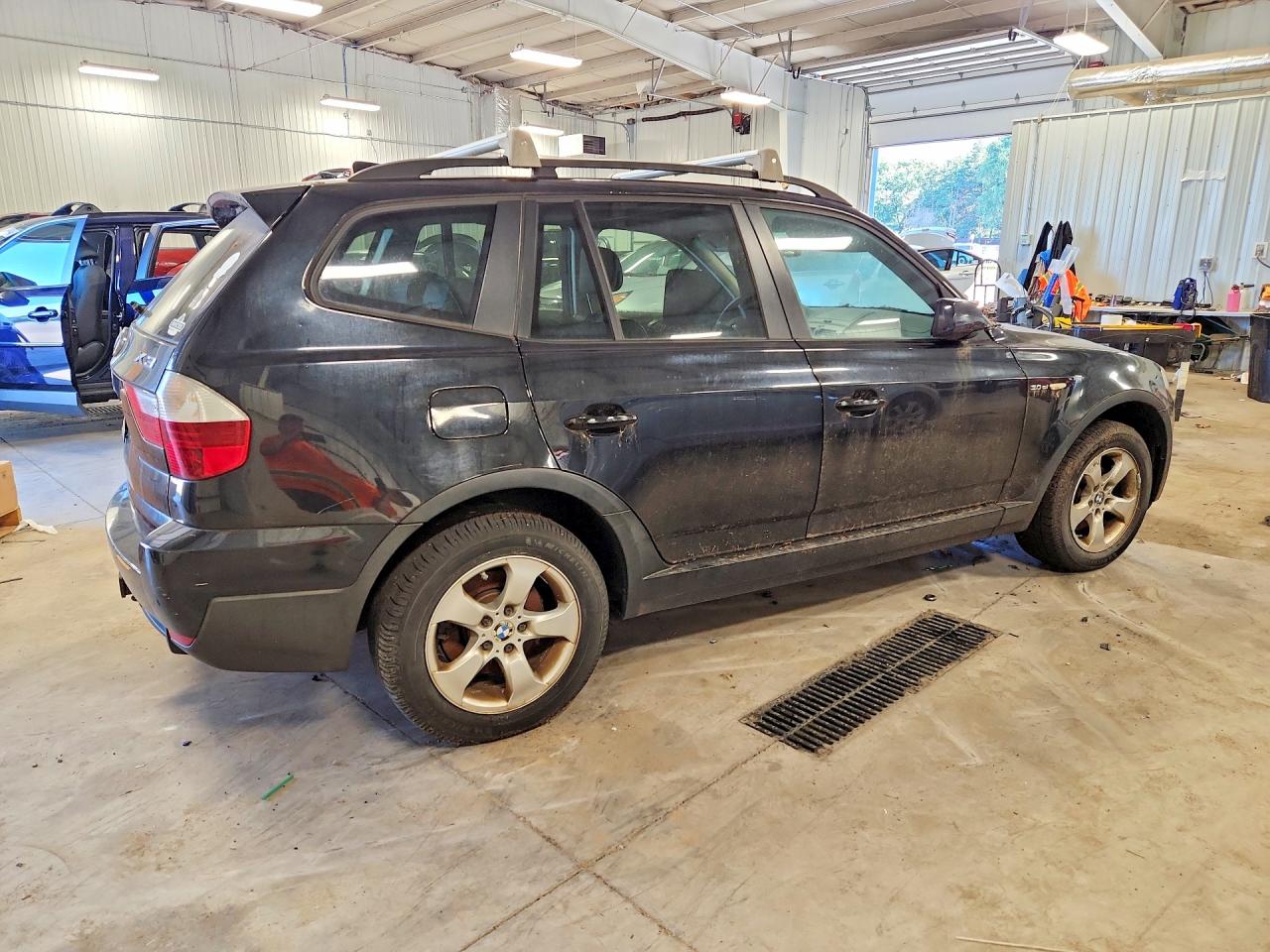 2007 Bmw X3 3.0si Black vin: WBXPC93447WF09904