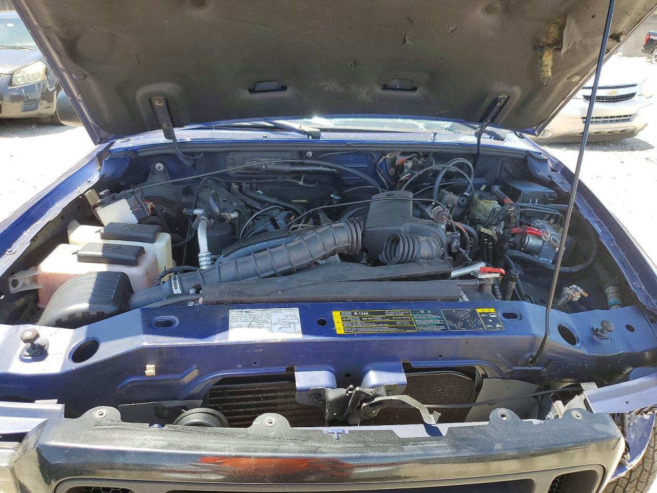2004 Ford Ranger Blue vin: 1FTYR10U04PA76221