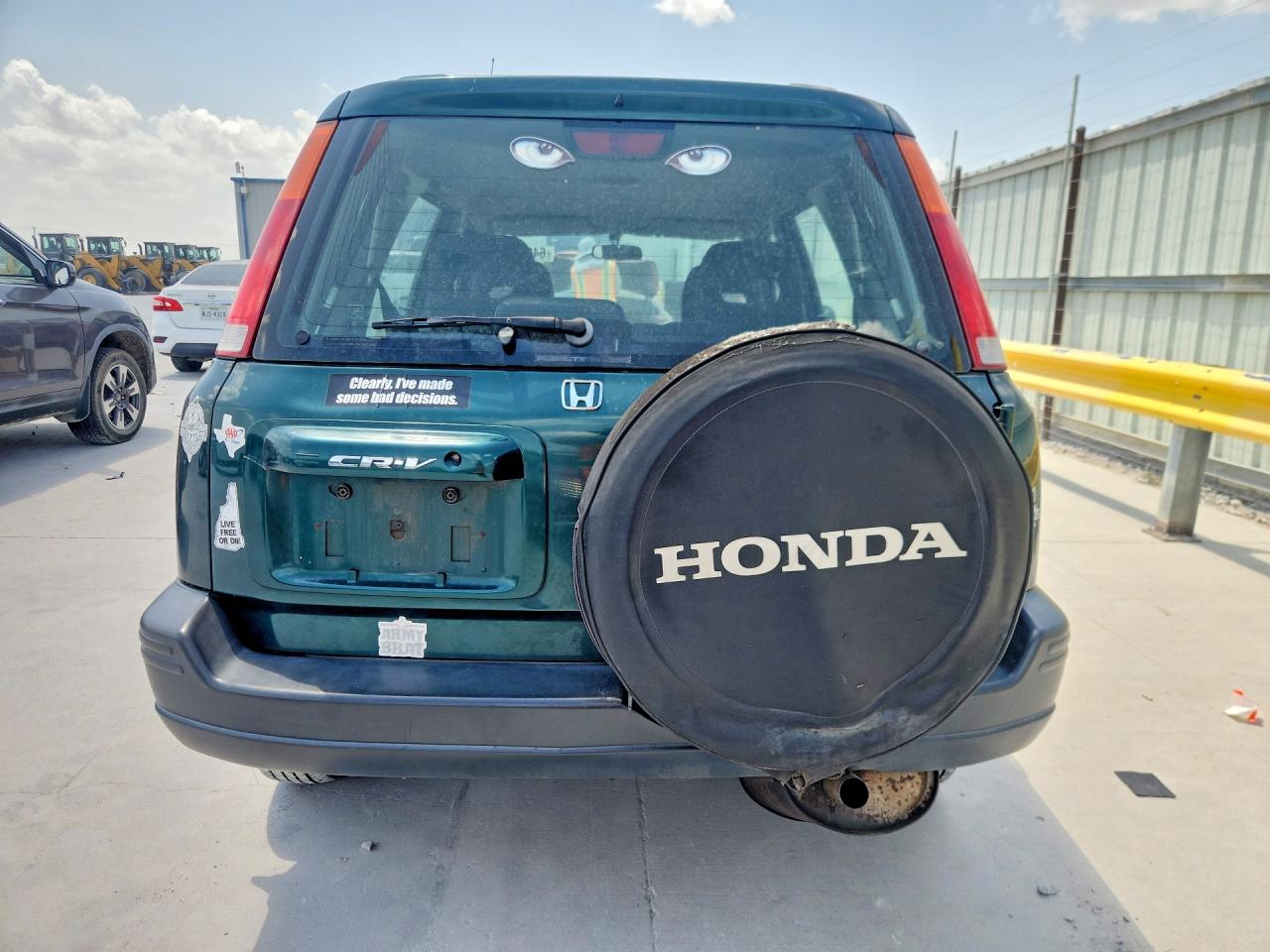 2000 Honda Cr-v Ex Green vin: JHLRD186XYC040142