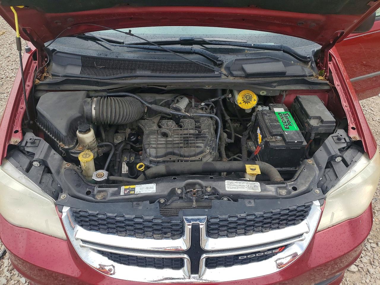 2014 Dodge Grand Caravan Se Red vin: 2C4RDGBG5ER268649