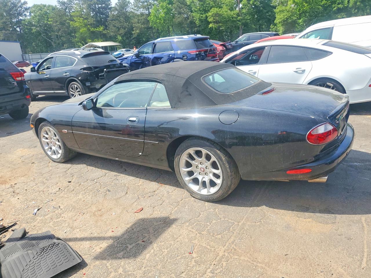 2002 Jaguar Xkr Black vin: SAJDA42B02PA25774