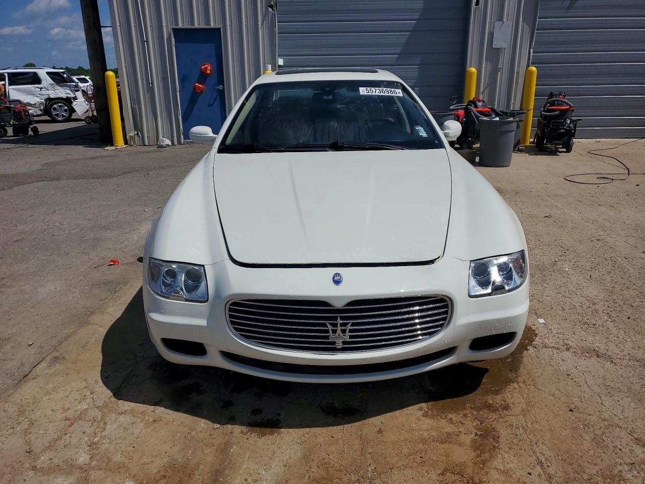 2007 Maserati Quattroporte M139 White vin: ZAMFE39A670028948