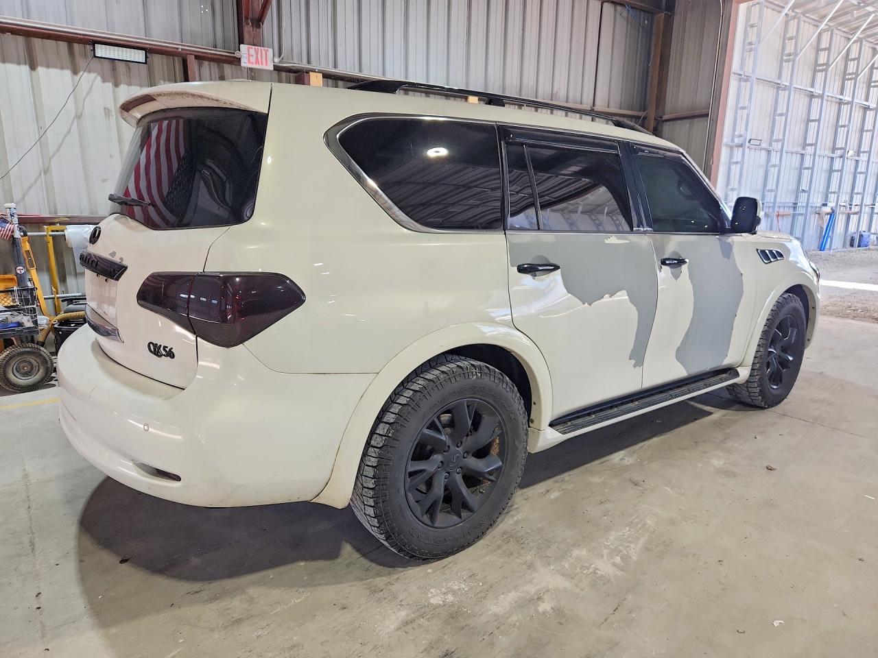 2013 Infiniti Qx56 Base White vin: JN8AZ2NE5D9040686