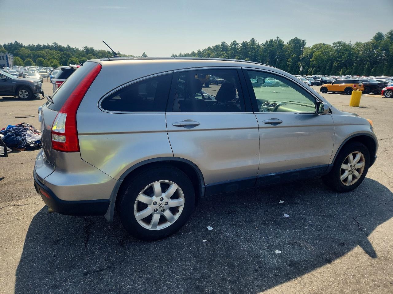 2008 Honda Cr-v Exl Silver vin: JHLRE48738C081252