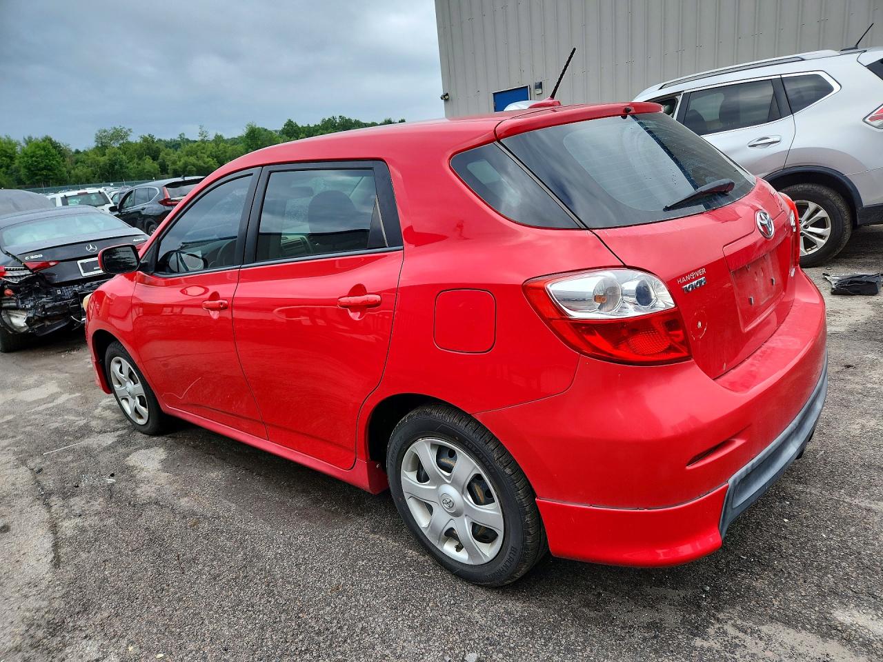 2010 Toyota Corolla Matrix S Red vin: 2T1LE4EE1AC017326