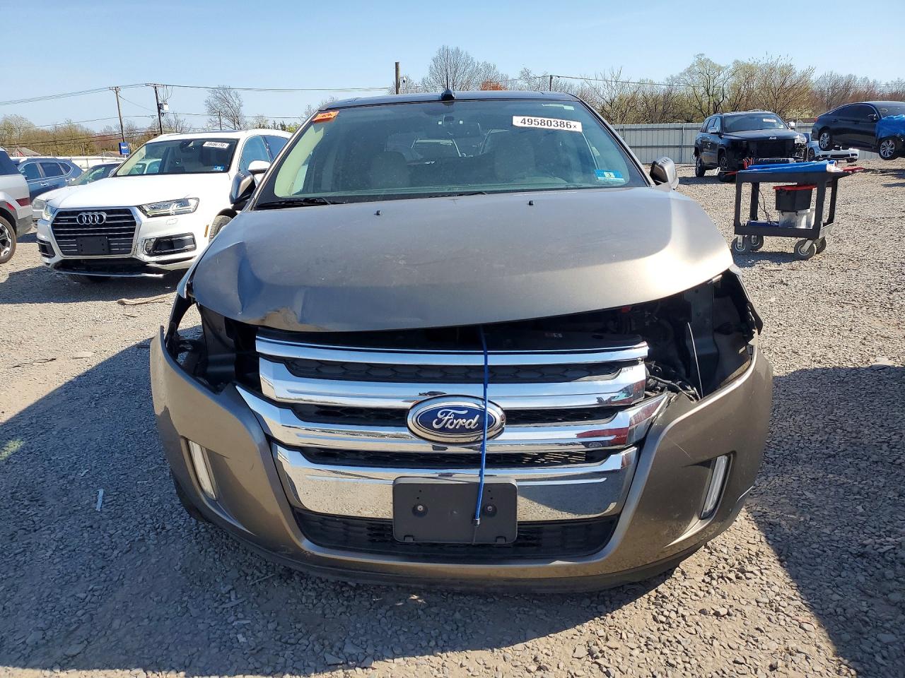 2014 Ford Edge Limited Tan vin: 2FMDK4KC2EBA68098