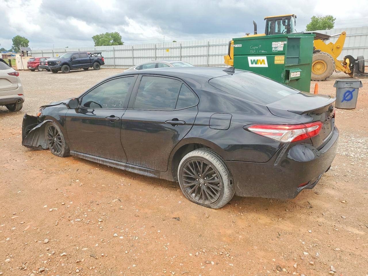 2019 Toyota Camry Se Черный vin: 4T1B11HK2KU268573